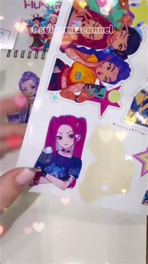 K-Pop Demon Hunter’S Rumi Huntrix #shorts #art #sticker #asmr #netflix #huntrix