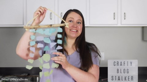 Homemade Wind Chimes with Sea Glass