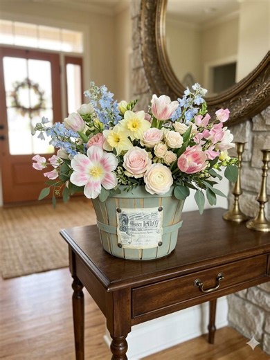 French Country Basket Sage Green – Farmhouse Entryway Decor Shabby Chic Decor - Etsy