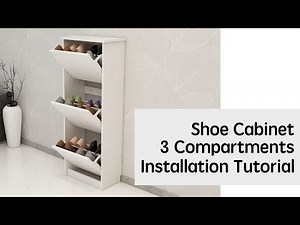 Shoe Cabinet Installation Tutorial 2 & 3 Compartment