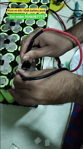 🔥 Pure EV Battery Spot Welding Process | Lithium Battery Welding Setup