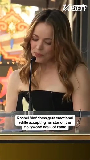 #RachelMcAdams gets emotional as she thanks her parents at her Hollywood Walk of Fame ceremony: “All of this is because of you and the love you gave us.” | Variety