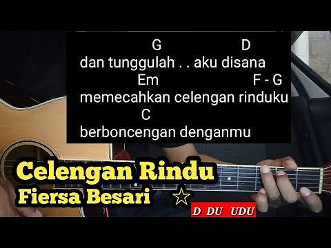 Kunci Gitar Celengan Rindu - Fiersa Besari ( Tutorial Untuk Pemula ) By DE Kunta
