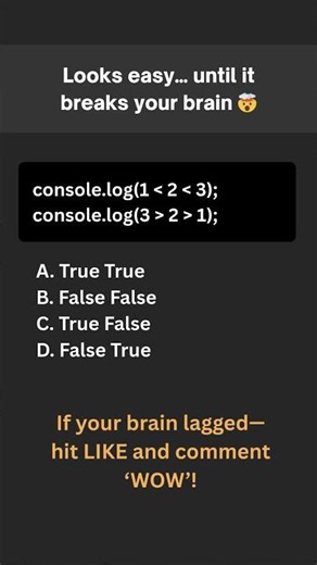 Looks easy until it breaks your brain #javascript