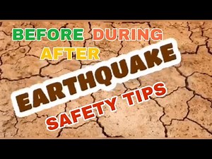 How to prepare | What to do BEFORE, DURING, and AFTER EARTHQUAKE