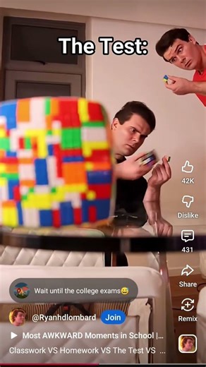 Classwork VS Homework VS The test VS The exam