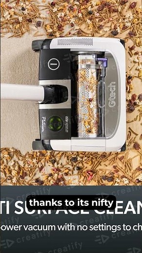 Gtech AirRAM Platinum Cordless Vacuum Cleaner Includes Anti Hair Wrap Brush Bar