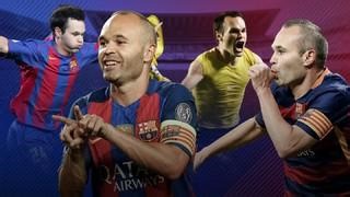 Every one of Andrés Iniesta’s 57 goals for Barça