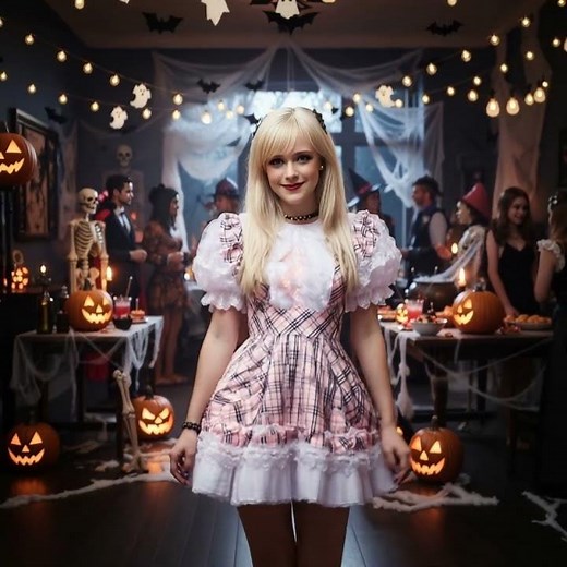 Crossdresser at a Halloween party #shorts @HollyMonroe