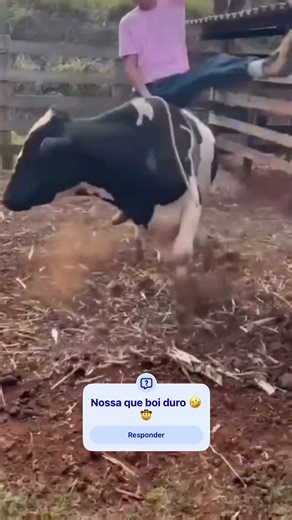 WOW, WHAT A TOUGH BULL 🤣🤠 #farm #cattle #agriculture #viralshorts