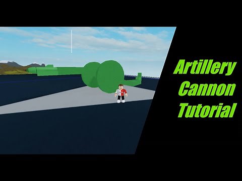 ROBLOX Plane Crazy | Artillery Cannon Tutorial