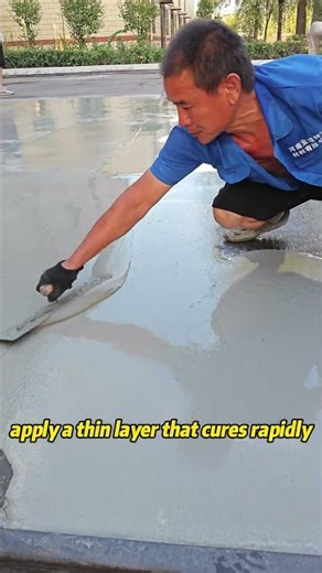 Concrete Floor Repair Mix That Fills Cracks and Holes Fast.#repair #renovation #smooth #coating