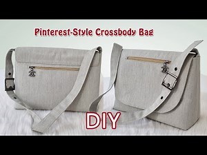 DIY Trendy Messenger Bag | Easy Sewing Tutorial | Pinterest-Style Crossbody Bag