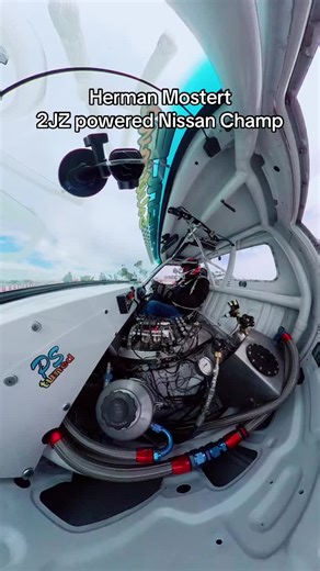Herman Mostert's 2JZ Powered Nissan Champ Hits 7.9sec 1/4 Mile!