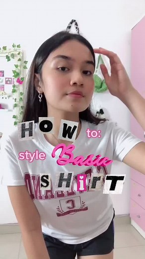 how to style basic shirtt!