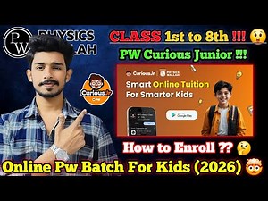 😱PW CJR Batch REVIEW 2026 || PW CJR Class 1st to 8th🤯||How to Enroll in Pw Curious Junior Batch 2026