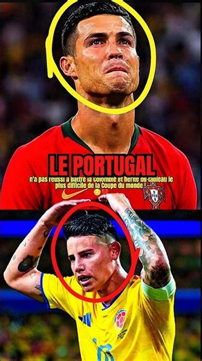 Portugal failed to beat Colombia and ends up with the toughest bracket of the World Cup. 💔