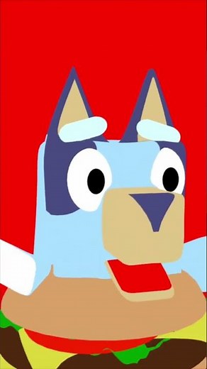 Bluey Burger Dog #shorts #bluey #blueybingo #dogshorts #song #animation #dog