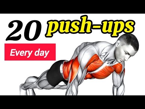 Do 20 Push-Ups Every Day and Watch What Happens to Your Body" 💪