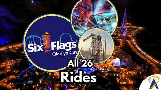 Six Flags Qiddiya City | List of all 26 rides at new theme park