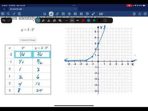 A1 Lesson 10.1 Introduction to Exponential Equations