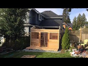 Cedarshed Bunkhouse 12X12 Shed Time Lapse Assembly