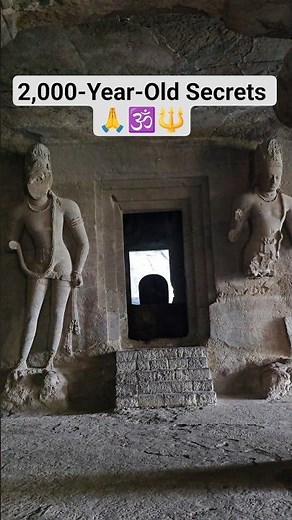 Inside Elephanta Caves | India's Ancient Rock-Cut Wonder #exploreindia #ancientindia #shivalingam