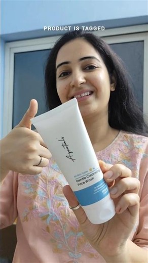 Face Wash That Doesn’t Dry Out Skin?😳 | Azentials Face Wash Review #facewash #gentlecleanser #shorts