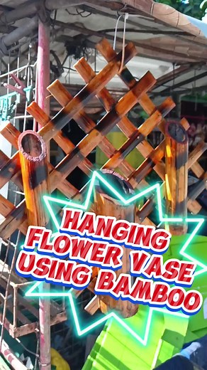Bamboo Hanging Flower Vase Tutorial