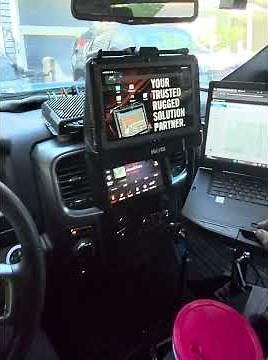 GETAC laptop using a Cradlepoint 5G Ericsson router to map T-Mobile or other carriers.