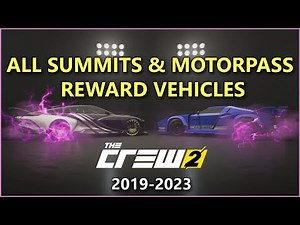 The Crew 2: All Motorpass and Summit reward vehicles (2019-2023)