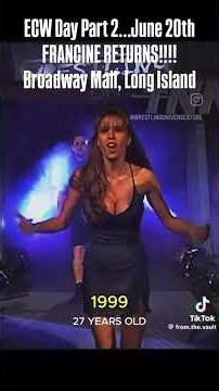 Francine timeline #ECW #Wrestling #Hardcore #Extreme