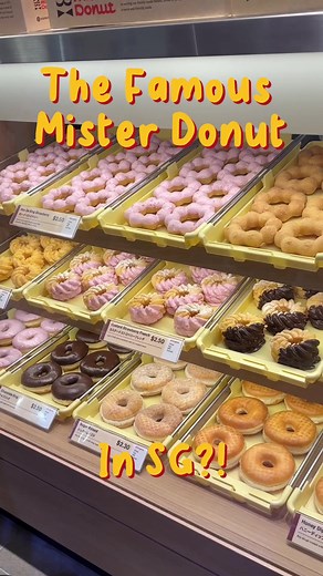 Mister Donut opens in Singapore! | Eatbook.sg