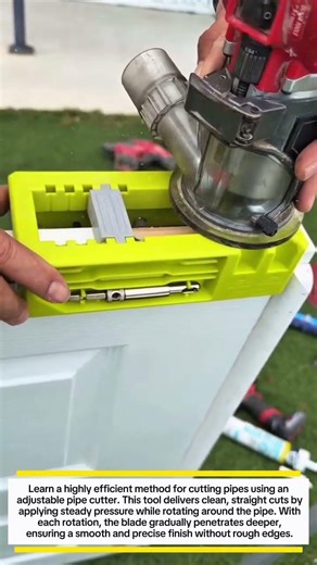 Accurate Pipe Cutting Technique with Pipe Cutter | Clean & Fast Results