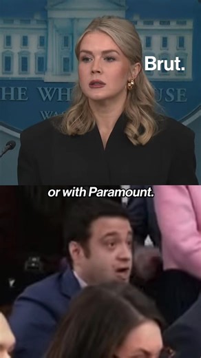 Moments after clashing with CNN White House Correspondent Kaitlan Collins about 2025 inflation rates, White House Press Secretary Karoline Leavitt defended Trump's statement that the network "would benefit from new ownership" in response to a question about the Netflix-Warner Brothers deal. Leavitt said that Trump's claim was "evidenced by [her] exchange with" Collins during the December 11 press briefing. #KarolineLeavitt #KaitlanCollins #CNN #PressBriefing #NetflixWarnerBrothers | Brut