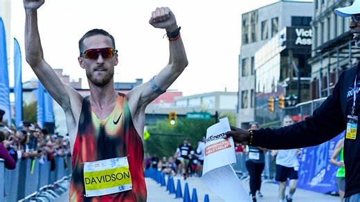 Akron Marathon 2025 results: Aaron Davidson, Ashton Swinford win men's, women's full marathon