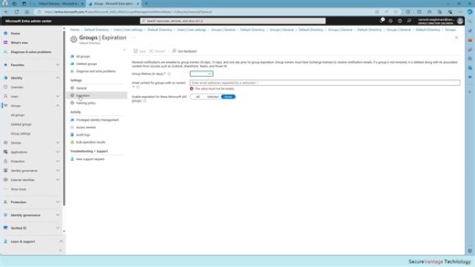 4.4. Demo - configure group settings