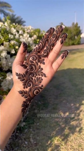 😍 simple front hand mehandi tutorial | beautiful mehndi designs | #newmahendi #henna #youtubeshort