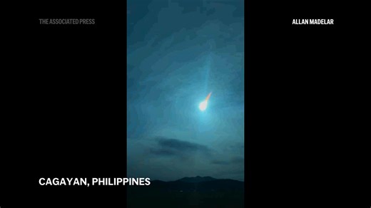 Watch moment when small asteroid burns up in Earth's atmosphere over the Philippines