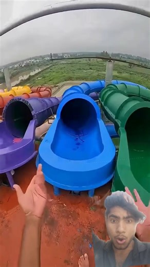 How this boy got stuck in a swimming pool slide#Shorts#YouTubeShorts#ShortVideo#TrendingShorts#Viral