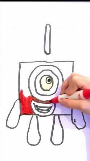 Draw Numberblock 1 in 15 Seconds! ⚡🎨 | Maths Wiz Kid