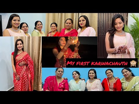 Mera pehla karwachauth 😍🙈 #kanikaranawedding #weddingdiaries #karwachauth