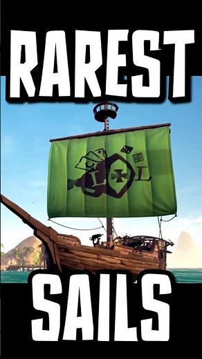 RAREST SAILS Loot 'N Lore Sails #seaofthieves #seaofthievesmoments #seaofthievesclips
