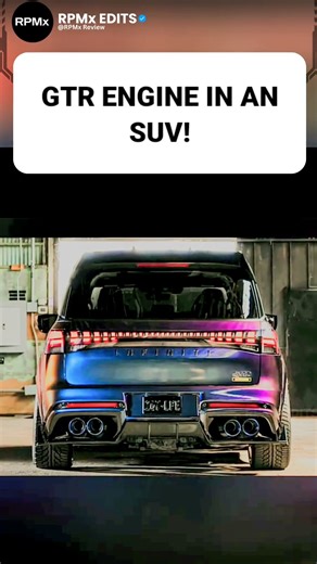 Infinity Went Crazy GTR Engine in an SUV! #shorts #carwow #automobile