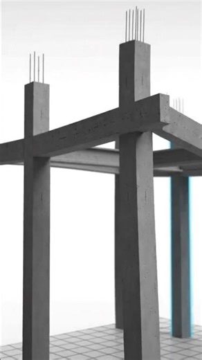 RCC Structure UDL #construction #architecture #civilengineering #trending #viral #3danimation #3d