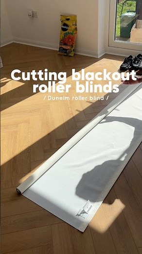 Cutting and installing @Dunelm Blackout Roller Blinds #blackout #blinds #curtains #home
