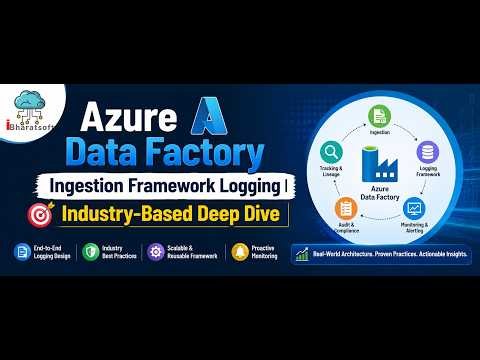 23. Azure Data Factory Ingestion Framework Logging | Industry-Based Deep Dive #dataengineering #adf