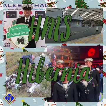 Happy Christmas Hibernia!! Wishing you all a super festive season - Hope you all get lots of treats 🎅⚓ HMS Hibernia | RFCA NI
