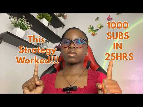 Get 1000 subscribers on YouTube for free within 24 hours