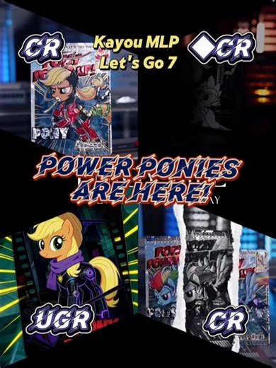 NEW MLP Let's Go 7: Power Ponies are here!#mlpcards #kayou #newrelease #mylittlepony #mlp